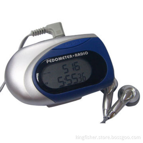 3D Pedometer with FM Radio